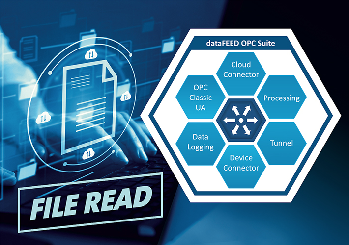 foto noticia La suite dataFEED OPC Suite Extended de Softing Industrial ofrece ahora la integración de los datos de producción de ficheros XML.